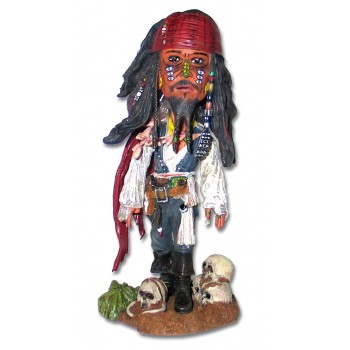 Pirates of the Caribbean 2 Bobble-Head Cannibal Jack HeadKnocker 16 cm